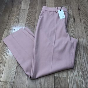 Reiss Women Size 10 Wool Blend Pants Apricot Lili Stand Alone Taper Trousers